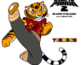 Dibujo Tigresa pintado por joshan
