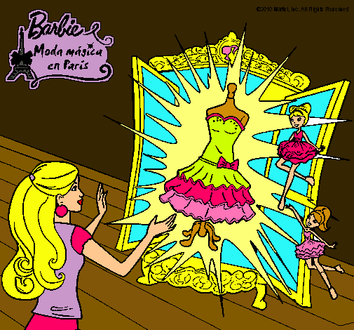 El vestido mágico de Barbie