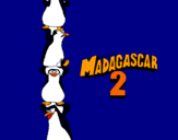 Dibujo Madagascar 2 Pingüinos pintado por paxansito