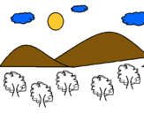 Dibujo Montañas 4 pintado por kens