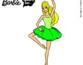 Dibujo Barbie bailarina de ballet pintado por laritam9