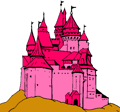 Dibujo Castillo medieval pintado por Damis