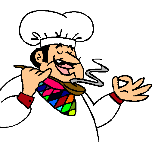 Dibujo Chef degustando pintado por kajho