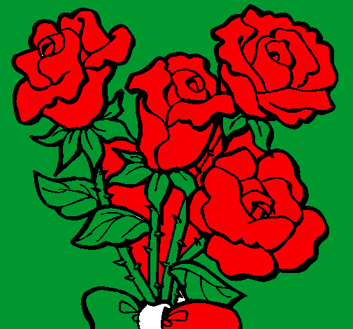 Ramo de rosas