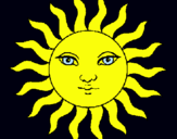 Dibujo Sol pintado por 060744