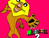 Dibujo Madagascar 2 Alex 2 pintado por fffffff
