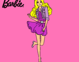 Dibujo Barbie informal pintado por liadlc