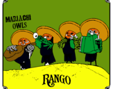 Dibujo Mariachi Owls pintado por Biensloow