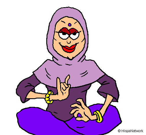 Dibujo Princesa musulmána pintado por boinita 
