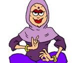 Dibujo Princesa musulmána pintado por boinita 