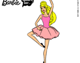 Dibujo Barbie bailarina de ballet pintado por nereafd