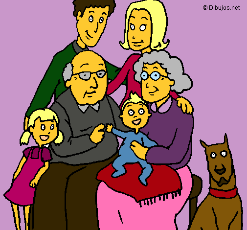 Dibujo Familia pintado por Angyyy