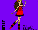Dibujo Barbie Fashionista 1 pintado por zianya