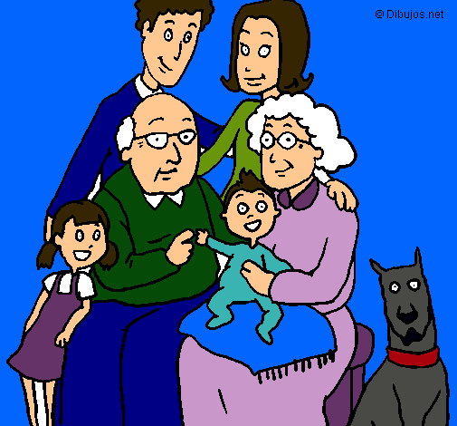 Dibujo Familia pintado por  aleypeke