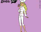 Dibujo Barbie de chef pintado por soooooo