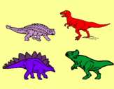 Dibujo Dinosaurios de tierra pintado por spiny