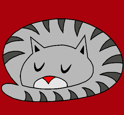 Dibujo Gato durmiendo pintado por SUSI52515