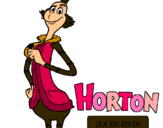 Dibujo Horton - Alcalde pintado por nitza