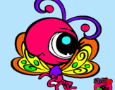 Dibujo Mariposa Littlest Pet Shop pintado por tefa21