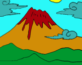Dibujo Monte Fuji pintado por shantal23
