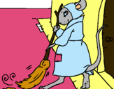 Dibujo La ratita presumida 1 pintado por Maura_Acosta