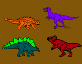 Dibujo Dinosaurios de tierra pintado por sebasmel