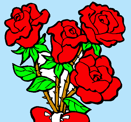 Ramo de rosas