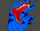 Dibujo Velociraptor II pintado por jlbr