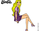 Dibujo Barbie sentada pintado por 51564265146