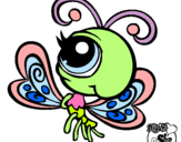 Dibujo Mariposa Littlest Pet Shop 2 pintado por mape