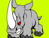 Dibujo Rinoceronte II pintado por jsjssjsj