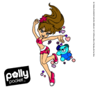 Dibujo Polly Pocket 14 pintado por lily16