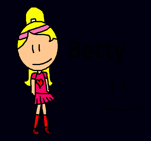Dibujo Betty pintado por isa21