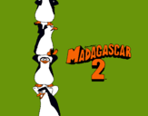 Dibujo Madagascar 2 Pingüinos pintado por eber