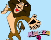 Dibujo Madagascar 2 Alex 2 pintado por angieniki