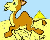 Dibujo Camello pintado por etefania