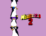 Dibujo Madagascar 2 Pingüinos pintado por bvggvb      