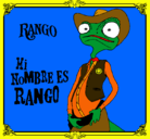 Dibujo Rango pintado por ginger