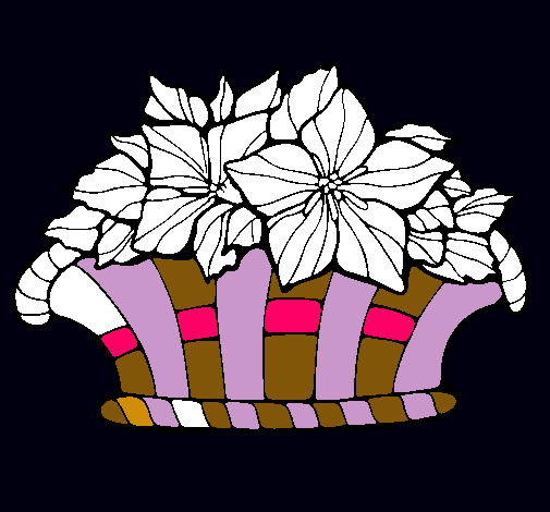 Cesta de flores 8