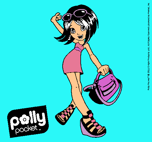 Dibujo Polly Pocket 12 pintado por Helga