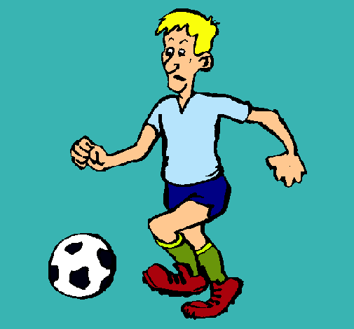 Dibujo Jugador de fútbol pintado por marta97682