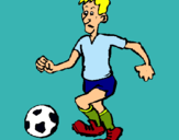 Dibujo Jugador de fútbol pintado por marta97682