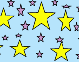 Dibujo Conjunto de estrellas pintado por jenhizita 