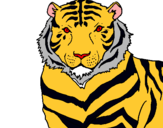 Dibujo Tigre pintado por dddds