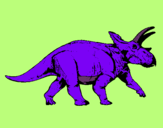 Dibujo Triceratops pintado por YGKN