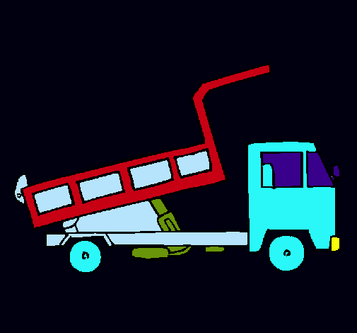 Dibujo Camión de carga pintado por juanpa0708