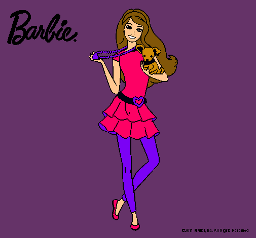 Barbie y su mascota