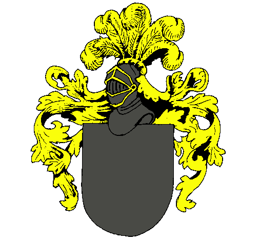 Escudo de armas y casco