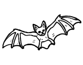 Dibujo Murciélago volando pintado por anabeeeeel