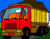 Dibujo Camión de carga pintado por Alejandrito 